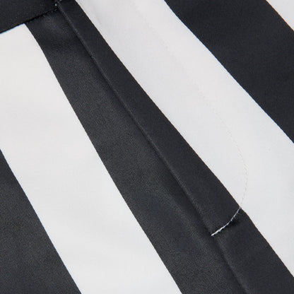Vintage White/Black Large Stripe
