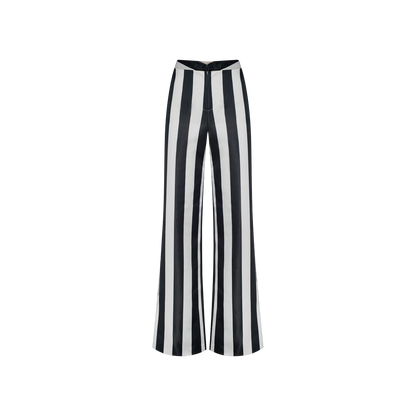 Vintage White/Black Large Stripe