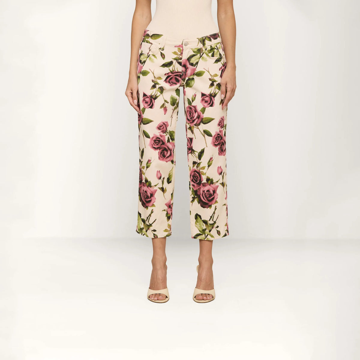 Ecru/Mauve Romantic Rose