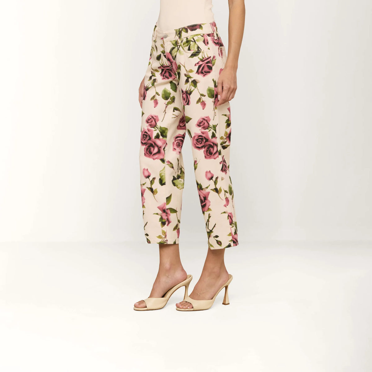 Ecru/Mauve Romantic Rose