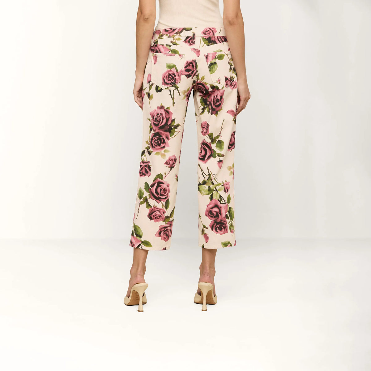 Ecru/Mauve Romantic Rose