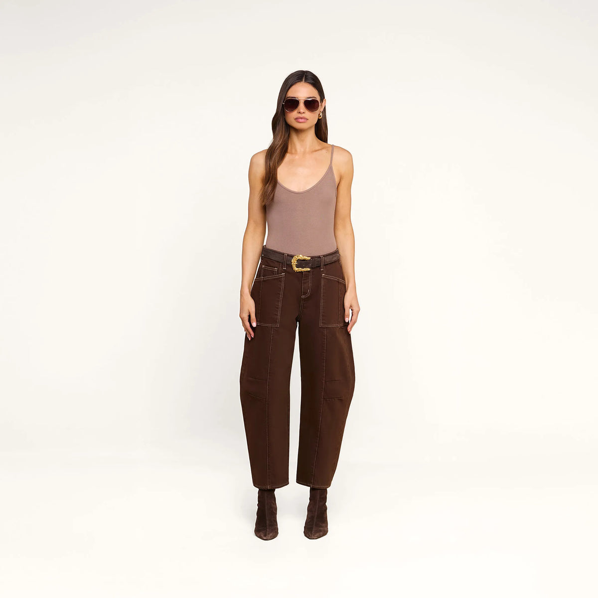 Brown/Natural Contrast