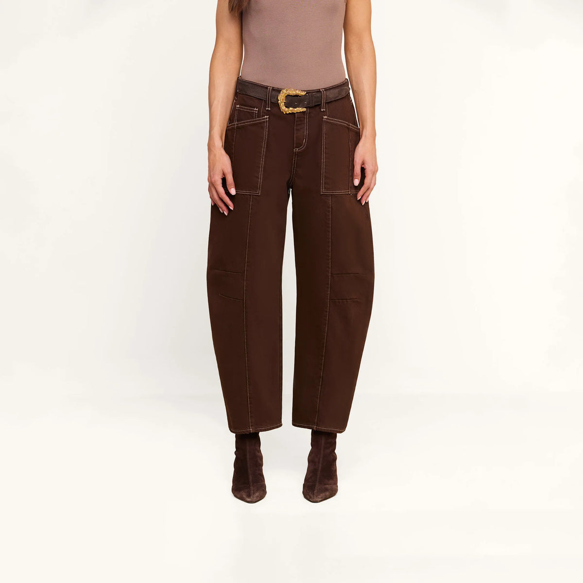 Brown/Natural Contrast