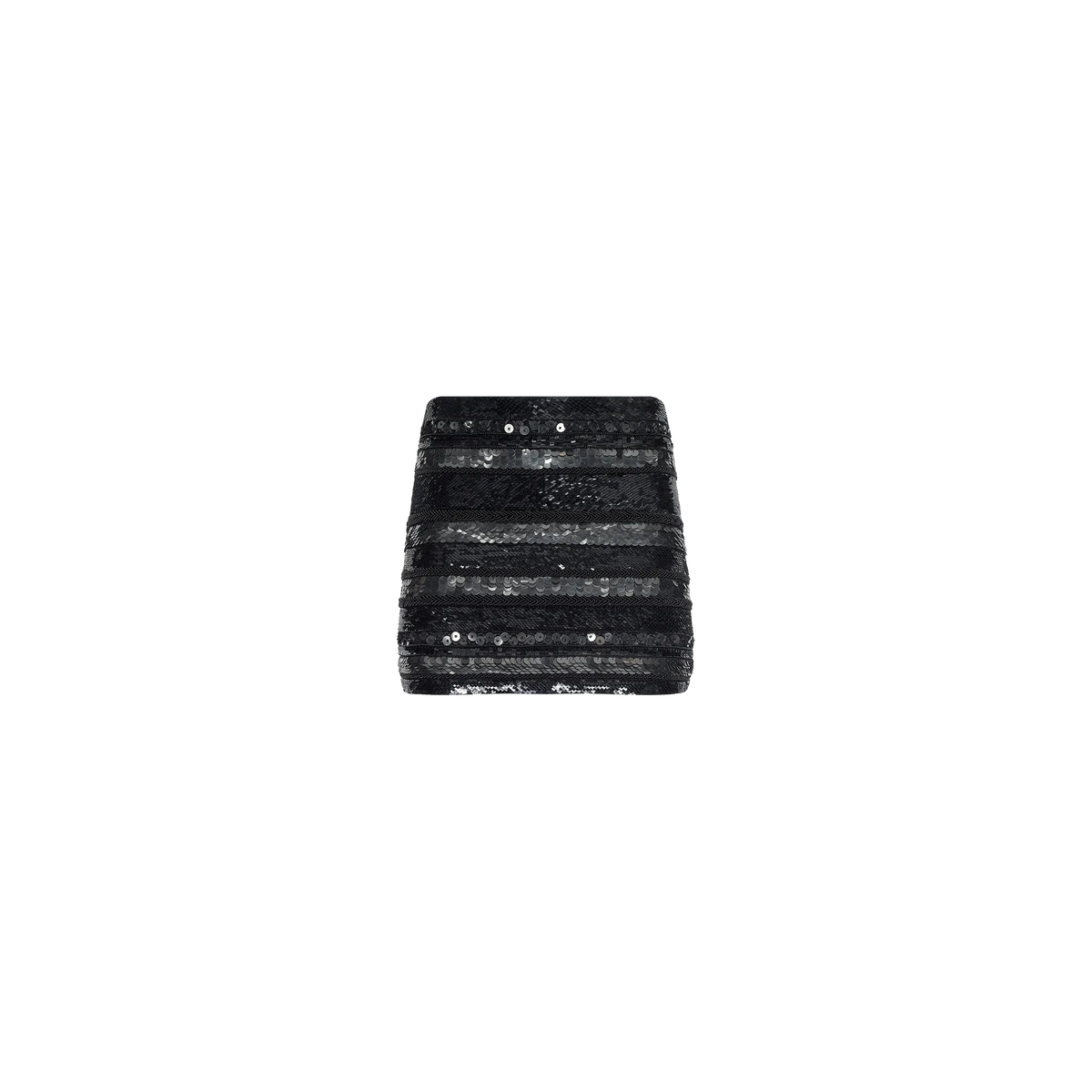Black Mixed Sequin Stripe