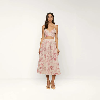 Tan Multi Textured Jungle Toile