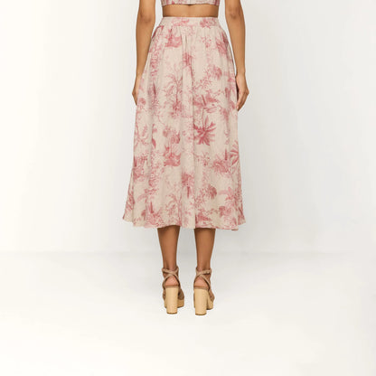 Tan Multi Textured Jungle Toile