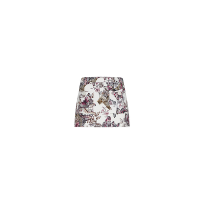 White Multi Large Butterfly Jungle