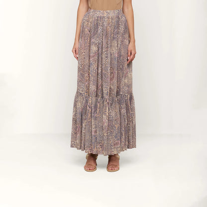 Tan/Mauve Valencia Leopard