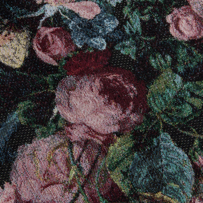 Black Multi Rose Vase Tapestry