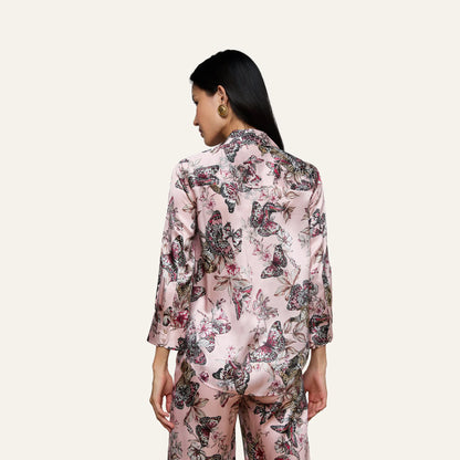 Light Nectar Pink Small Multi Butterfly Jungle