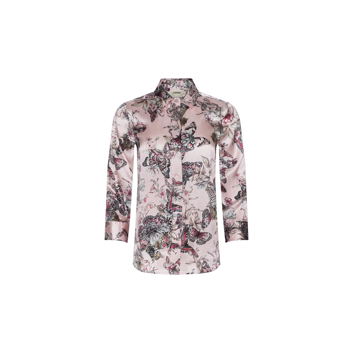 Light Nectar Pink Small Multi Butterfly Jungle