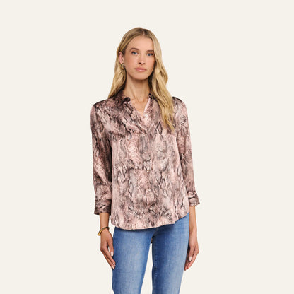 Mauve Multi Western Snake Print