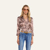 Mauve Multi Western Snake Print