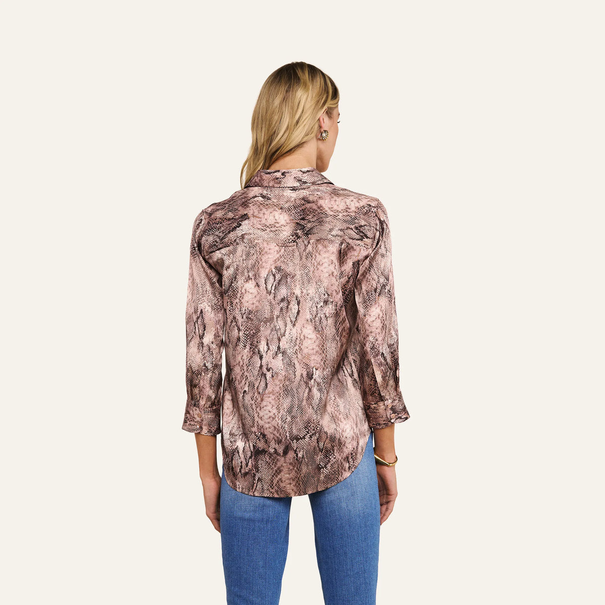 Mauve Multi Western Snake Print