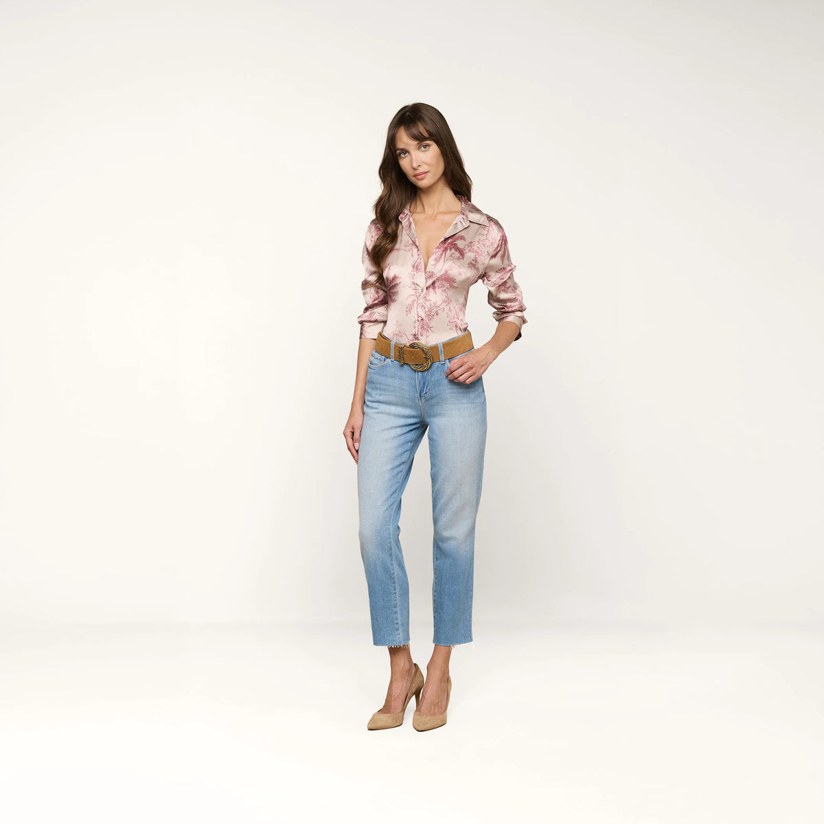 Tan Multi Textured Jungle Toile