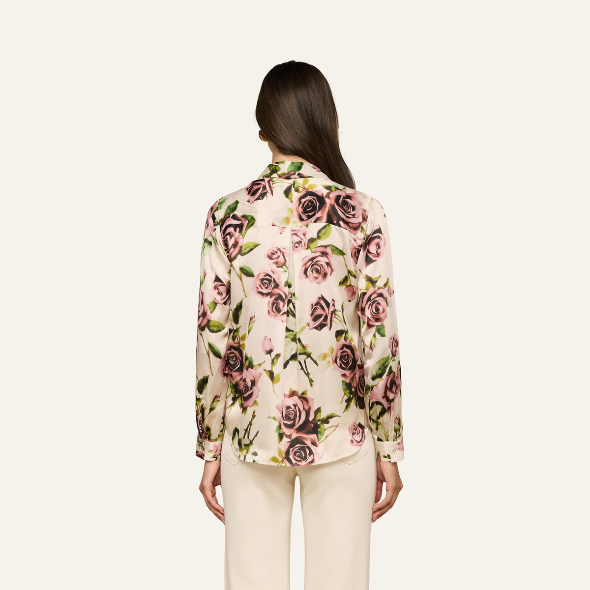 Ecru/Mauve Romantic Rose