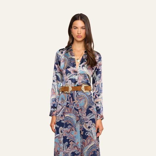 Midnight Multi Besarabian Paisley