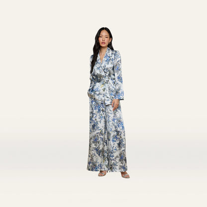 Grey Multi Watercolor Butterfly