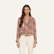 Mauve/Multi Western Snake Print