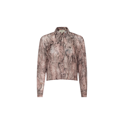 Mauve/Multi Western Snake Print