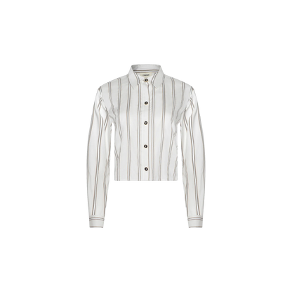 Ivory/Khaki/Black Stripe