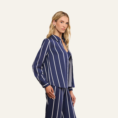 Midnight/White Spaced Out Stripe