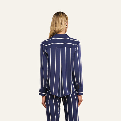 Midnight/White Spaced Out Stripe