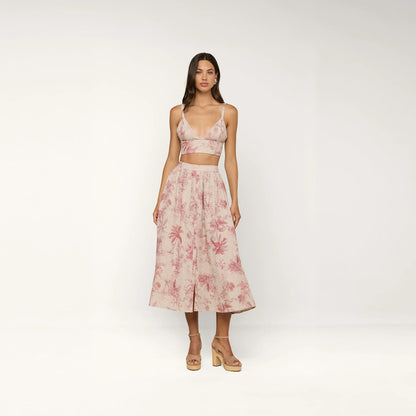 Tan Multi Textured Jungle Toile
