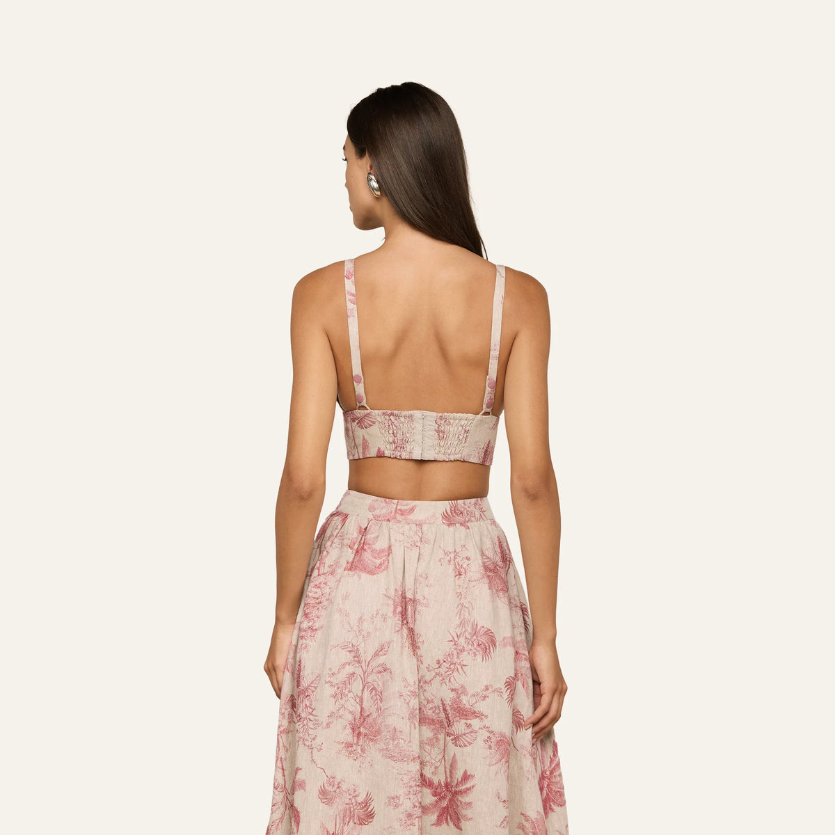 Tan Multi Textured Jungle Toile