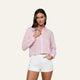 Cameo Pink/Ivory Stripe