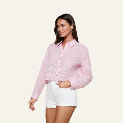 Cameo Pink/Ivory Stripe