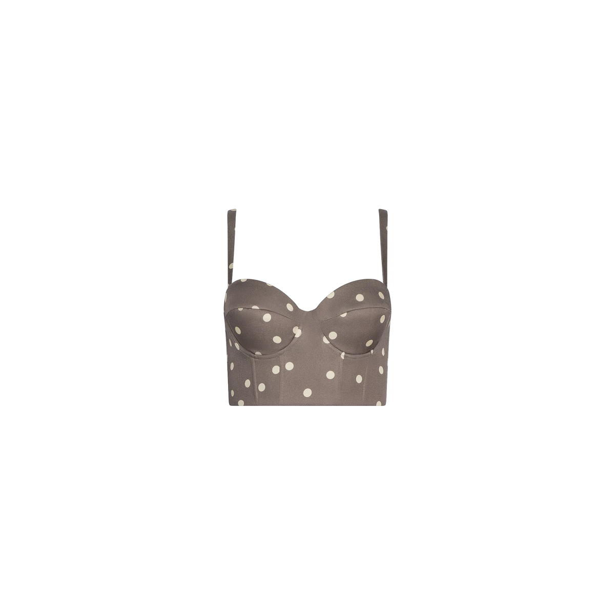 Cardamom/Ecru Polka Dot