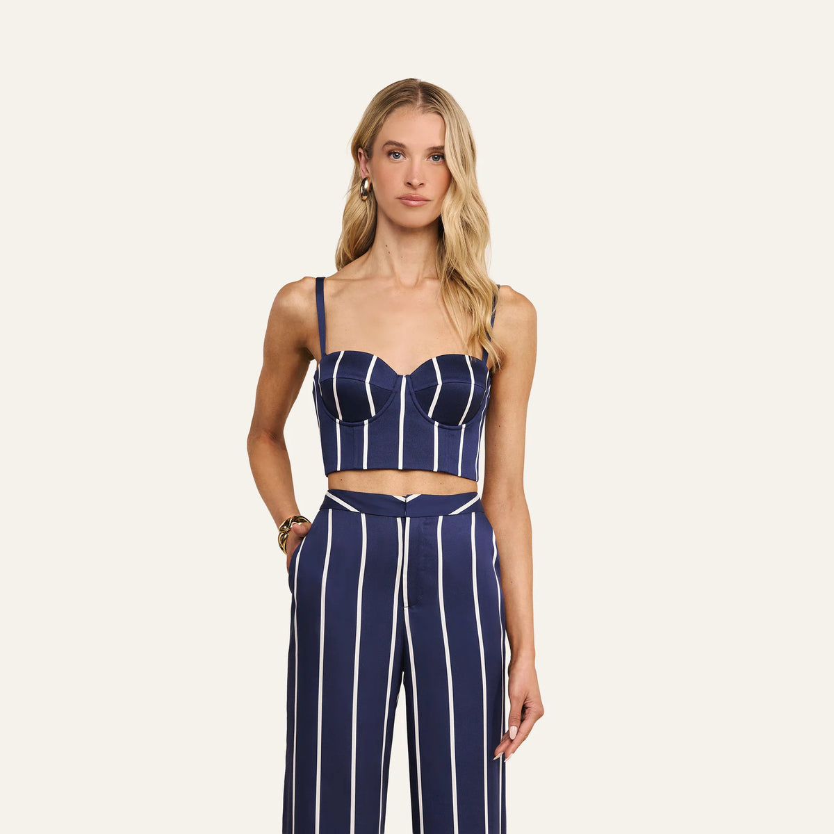 Midnight/White Spaced Out Stripe