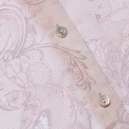 Biscuit Multi Scroll Lace Print