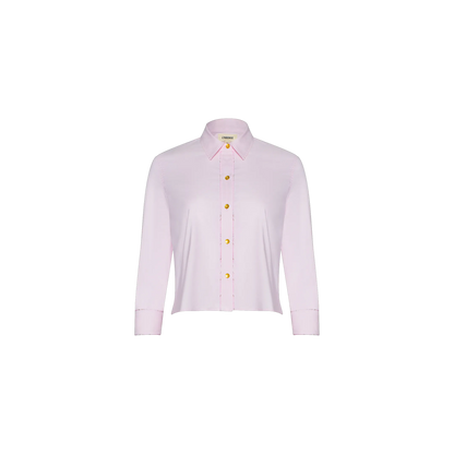 Pale Cameo Graphic Chain Scarf