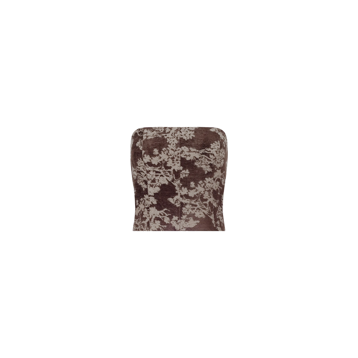 Brown Floral Tapestry