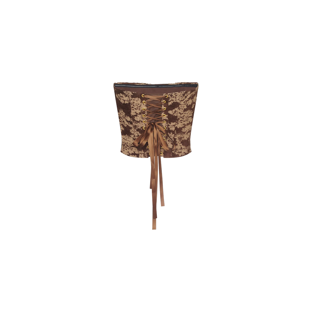Brown Floral Tapestry