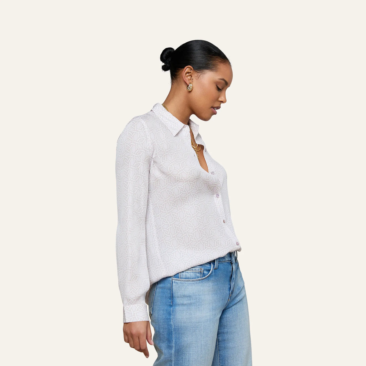 Icy Lilac Linked Geo