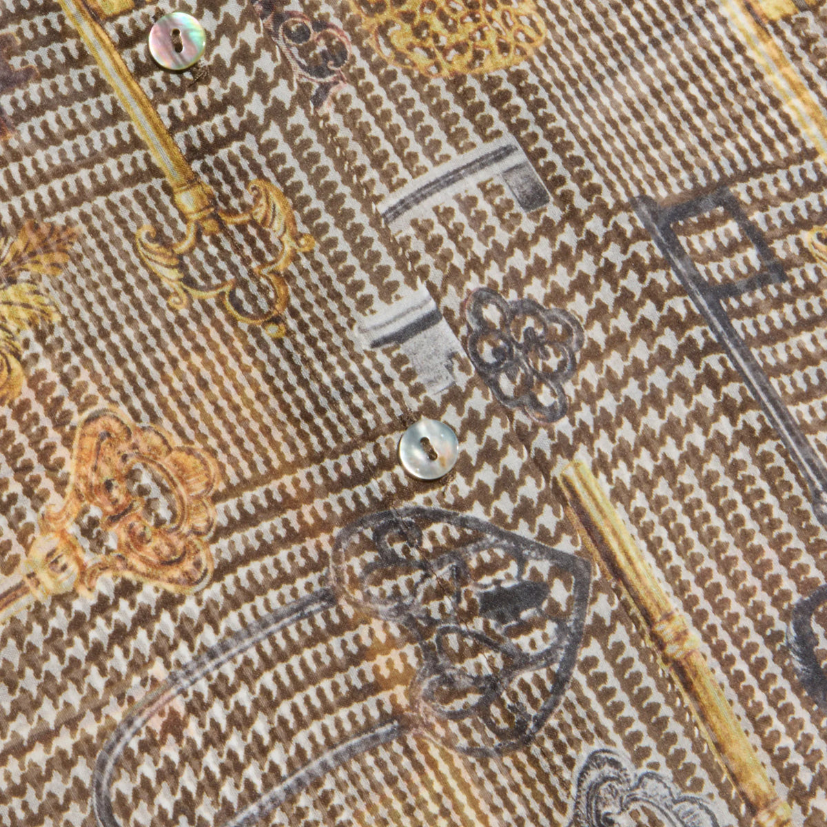 Brown Multi Houndstooth Key