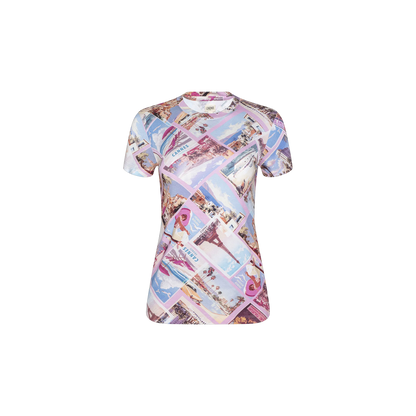 Light Pink Multi Postcard Print