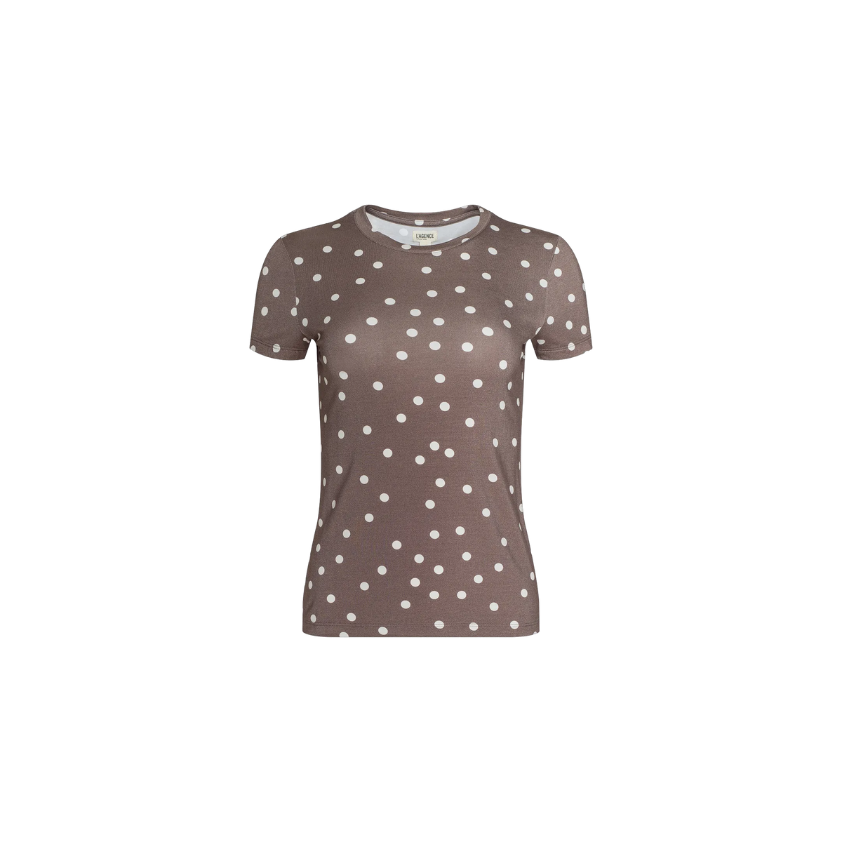 Cardamom/Ecru Polka Dot
