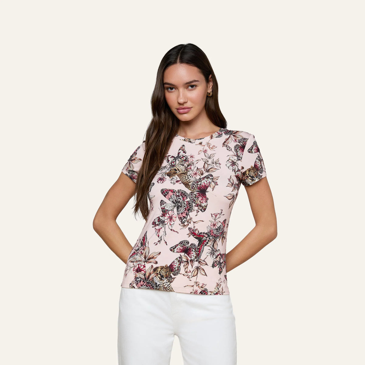 Nectar Pink Multi Butterfly Jungle