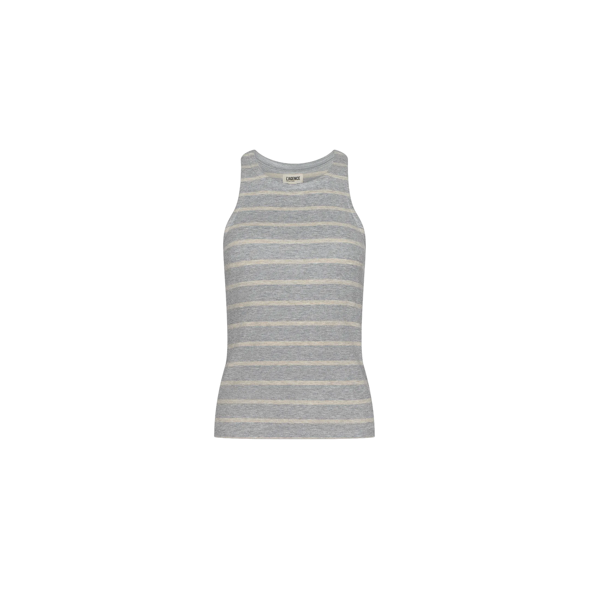 Heather Grey/Oat Stripe