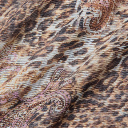 Tan/Mauve Valencia Leopard