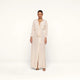 Vintage White Tonal Paisley