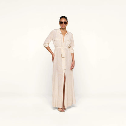 Vintage White Tonal Paisley