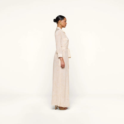 Vintage White Tonal Paisley