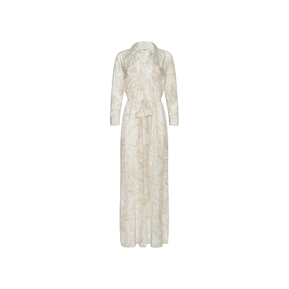 Vintage White Tonal Paisley