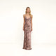 Mauve/Multi Western Snake Print