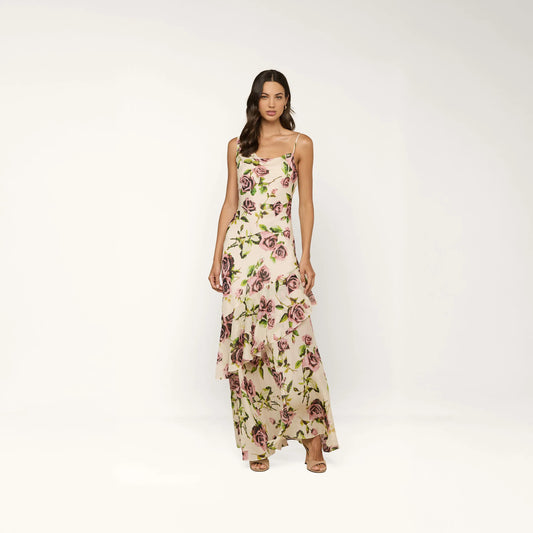 Ecru/Mauve Romantic Rose